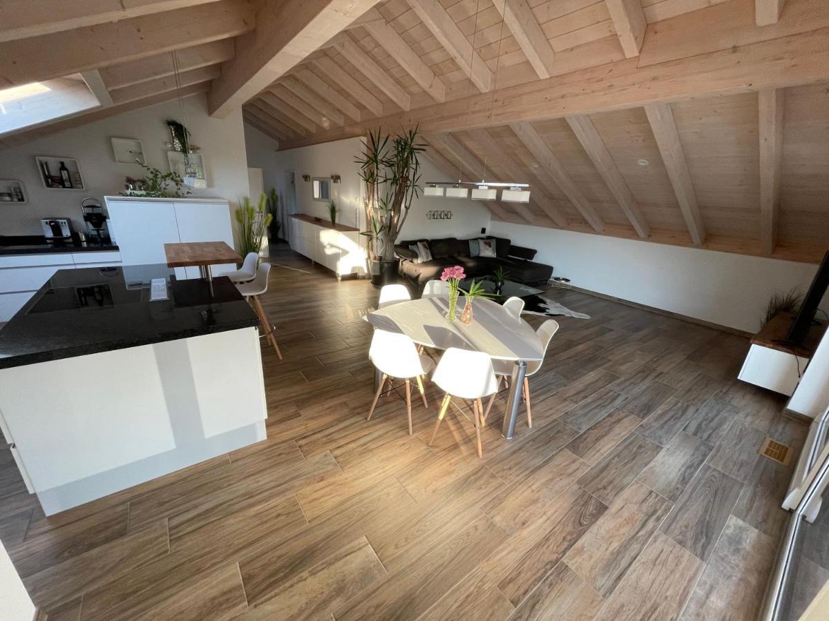 Lichtdurchflutete Wohnung Mit Grosser Dachterrasse Bruckmühl Dış mekan fotoğraf